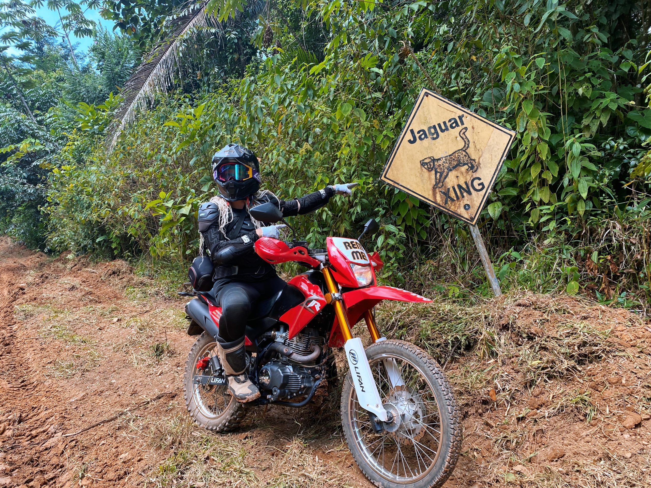 dual sport motorcycle tour in Belize