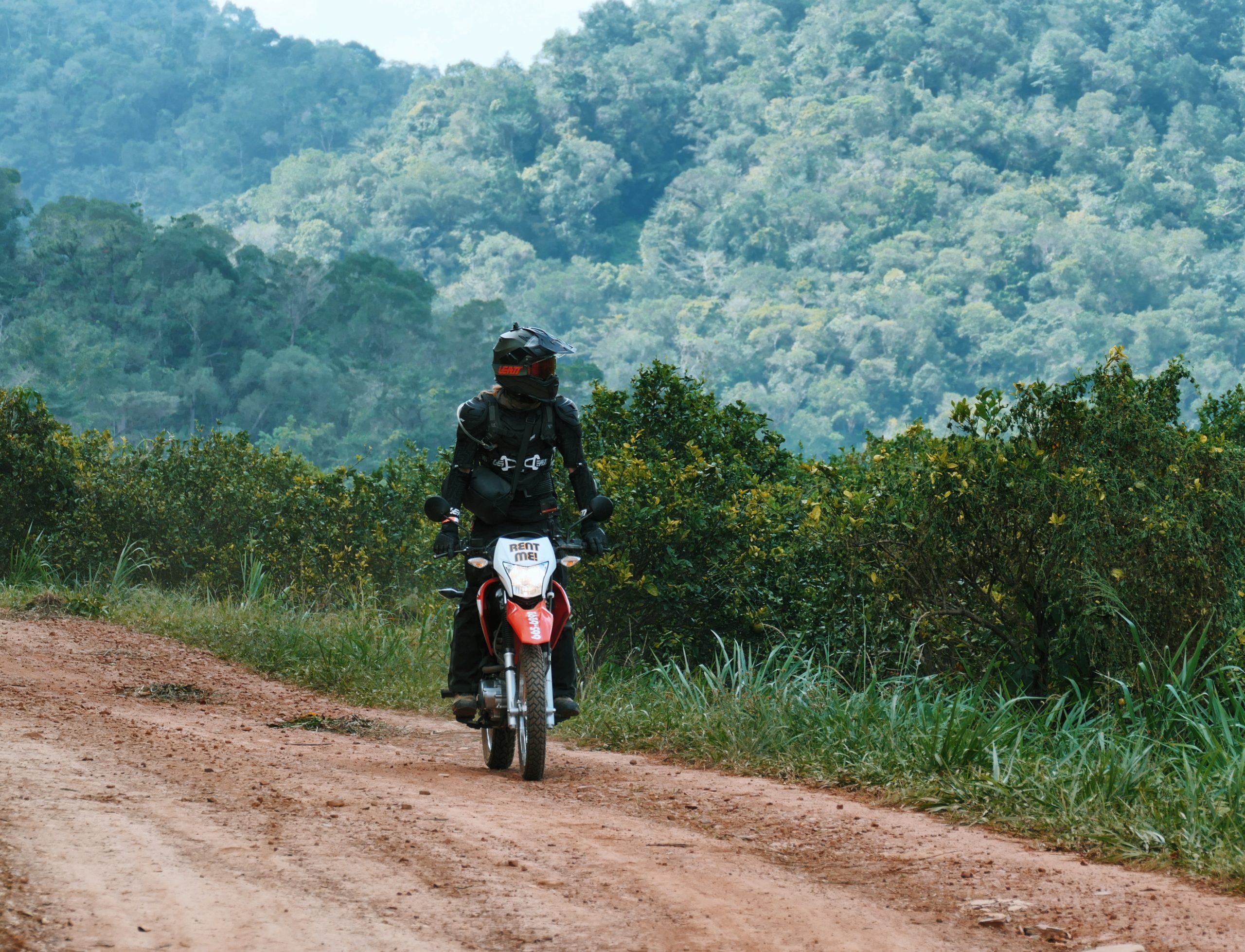 dual-sport motorcycle adventure in Belize