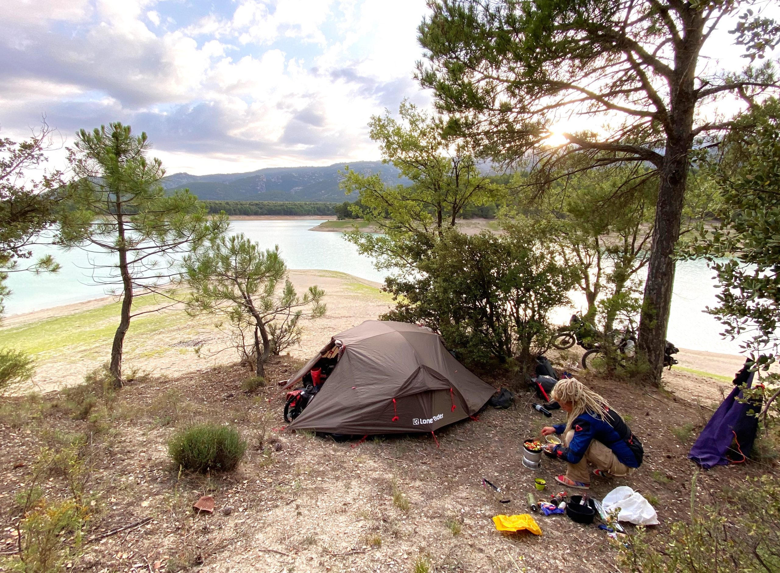 motorcycle camping gear