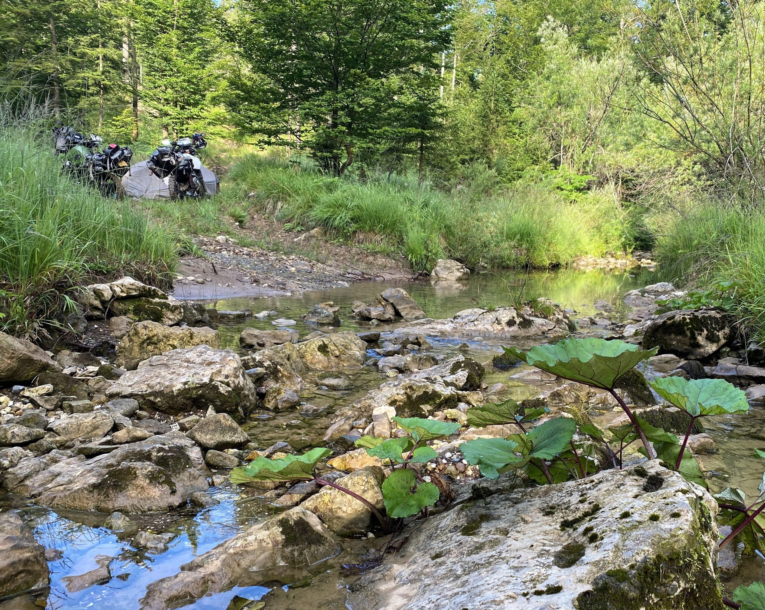 motorcycle camping gear